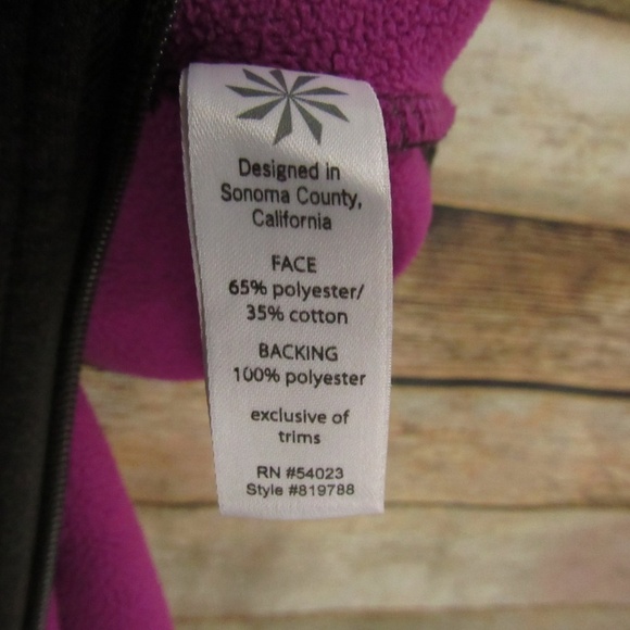 Athleta Brown/Black Front Zip Hoodie Jacket S - Picture 16 of 16